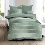 Kaeppel Mako-Satin Bettw&auml;sche Timeless 155x220 cm + 80x80 cm | jade - gr&uuml;n