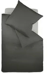 Fleuresse Uni Interlock Jersey Bettw&auml;sche Colours 135x200 cm + 80x80 cm | anthrazit