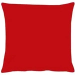 Apelt Dekokissen Basic 4362 Dekokissenh&uuml;lle 49x49 cm | hellrot - rot