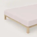 Schlafgut Spannbetttuch Pure aus Bio Baumwolle 180x200 - 200x220 cm | sand-light -