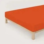 Schlafgut Spannbetttuch Pure aus Bio Baumwolle 140x200 - 160x220 cm | red-mid - rot