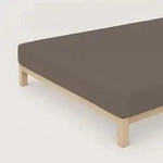 Schlafgut Spannbetttuch Pure aus Bio Baumwolle 140x200 - 160x220 cm | sand-deep...
