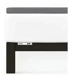 Schlafgut Topper Spannbetttuch Pure aus Bio Baumwolle 180x200 - 200x220 cm | grey-mid