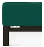Schlafgut Boxspring Spannbetttuch Pure aus Bio Baumwolle 90x190 - 100x220 cm 