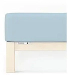 Schlafgut Spannbetttuch Casual aus Bio Baumwolle 180x200 - 200x200 cm | blue-light -