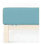 Schlafgut Spannbetttuch Casual aus Bio Baumwolle 180x200 - 200x200 cm | petrol-mid -