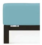 Schlafgut Boxspring Spannbetttuch Pure aus Bio Baumwolle 90x190 - 100x220 cm 