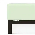 Schlafgut Boxspring Spannbetttuch Pure aus Bio Baumwolle 90x190 - 100x220 cm 