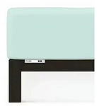 Schlafgut Boxspring Spannbetttuch Pure aus Bio Baumwolle 90x190 - 100x220 cm 