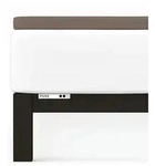 Schlafgut Topper Spannbetttuch Pure aus Bio Baumwolle 90x190 - 100x220 cm | sand-deep