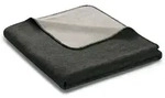 Biederlack Wohndecke Melange Doubleface 150x200 cm | anthrazit-silber - grau
