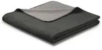 Biederlack Wohndecke Doubleface 150x200 cm | anthrazit-graphit - grau