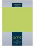 Janine Topper Comfort Jersey Spannbetttuch 140x200 cm - 160x220 cm | apfelgr&uuml;n -