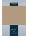 Janine Topper Comfort Jersey Spannbetttuch 180x200 cm - 200x220 cm | nougat - braun