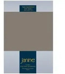 Janine Topper Comfort Jersey Spannbetttuch 180x200 cm - 200x220 cm | taupe - braun