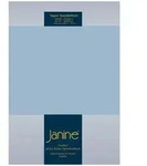 Janine Topper Comfort Jersey Spannbetttuch 90x190 cm - 100x220 cm | perlblau - blau