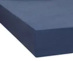 Traumschlaf Feinbiber Spannbettlaken 90x190 - 100x200 cm | marine - blau