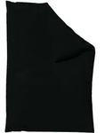 Schlafgut Woven Satin Bettw&auml;sche Bettbezug einzeln 135x200 - 140x200 cm | off-black