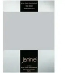 Janine Jersey Elastic Spannbetttuch 90x190 cm - 100x220 cm | silber - grau