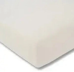 Estella Samt-Velours Spannbetttuch 180x200 - 200x200 cm | elfenbein - beige