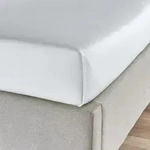 Traumschlaf Feinbiber Haustuch Bettlaken 220x260 cm | weiss - wei&szlig;