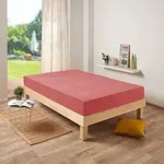 Traumschlaf Frottee Stretch Spannbettlaken 90x200 - 100x200 cm | altrosa - pink