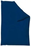 Schlafgut Woven Satin Bettw&auml;sche Bettbezug einzeln 155x220 cm | blue-deep - blau