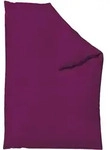 Schlafgut Woven Satin Bettw&auml;sche Bettbezug einzeln 155x220 cm | purple-deep - lila