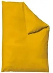 Schlafgut Woven Satin Bettw&auml;sche Bettbezug einzeln 155x220 cm | yellow-deep - gelb