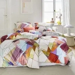 Irisette Mako-Satin Bettw&auml;sche Magic Purmerend multi 135x200 cm + 80x80 cm - bunt