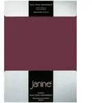 Janine Jersey Elastic Spannbetttuch 180x200 cm - 200x220 cm | burgund - lila
