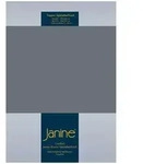 Janine Topper Comfort Jersey Spannbetttuch 90x190 cm - 100x220 cm | opalgrau - grau
