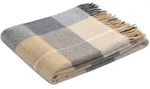 Biederlack Wollplaid Quito 130x170 cm | beige - beige