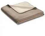 Biederlack Wohndecke Melange Doubleface 150x200 cm | sand-natur - braun