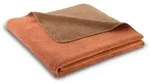 Biederlack Wohndecke Melange Doubleface 150x200 cm | rost-braun - orange;braun