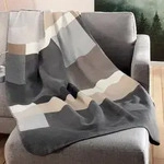 Biederlack Wohndecke Black Part 150x200 cm - schwarz;grau