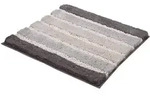 Kleine Wolke Badteppich Phoenix 60x60 cm | silbergrau - grau