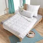 Traumschlaf Alpaka Bettdecke Pako warm, F&uuml;llung: 100% Alpakawolle 160x210 cm - wei&szlig;