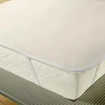 Traumschlaf Molton Matratzenauflage aus 100% Baumwolle kochfest 140x220 cm -...