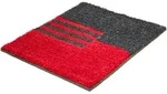 Kleine Wolke Badteppich Dynamic 50x60 cm - rot;grau