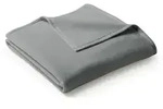 Biederlack Wohndecke Uno Cotton 150x200 cm | graphit - grau