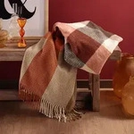 Biederlack Plaid Desire camel 130x170 cm - beige;orange;braun