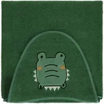 Egeria Kapuzentuch Crocodile grass green 70x100 cm - gr&uuml;n