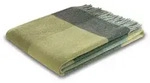 Biederlack Plaid Pleasant, 80% Wolle, 20% Kaschmir 130x170 cm | green - gr&uuml;n