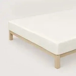Schlafgut Spannbetttuch Pure aus Bio Baumwolle 90x190 - 100x220 cm | off-white -