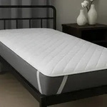 Traumschlaf Basic Baumwolle Unterbett Matratzenauflage 90x200 cm - wei&szlig;