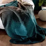 Biederlack Wohndecke Blue Fade 150x200 cm - braun;blau