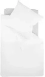Fleuresse Uni Interlock Jersey Bettw&auml;sche Colours 155x220 cm + 80x80 cm | weiss -