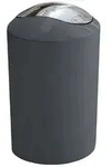 Kleine Wolke Kosmetikeimer Glossy Eimer 5 Liter | anthrazit - grau