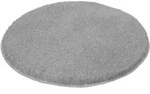 Kleine Wolke Badteppich Relax rund Rund 100 cm | grau - grau